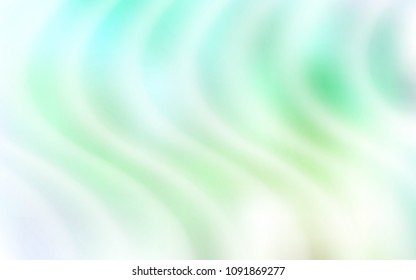 Light Green vector background with bent lines. Creative geometric illustration in marble style with gradient. A completely new memphis design for your business.