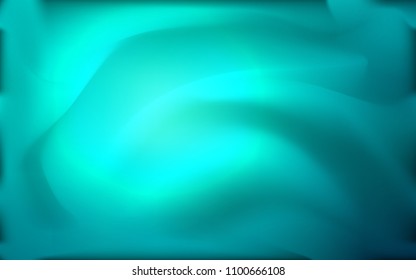 Light Green vector background with bent lines. Geometric illustration in marble style with gradient.  Marble design for your web site.