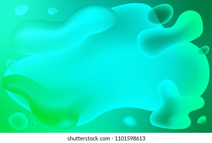 Light Green vector background with bent lines. Colorful illustration in abstract memphis style with gradient. New composition for your brand book.