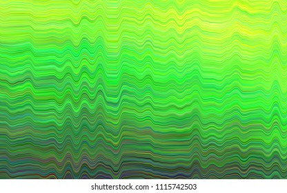 Light Green vector background with bent lines. Creative geometric illustration in marble style with gradient. Marble style for your business design.