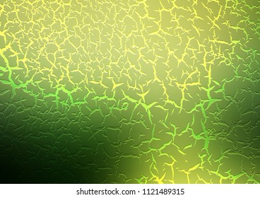 Light Green vector background with bent ribbons. Modern gradient abstract illustration with bandy lines. Brand new design for your ads, poster, banner.