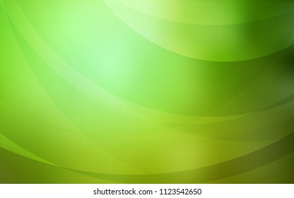 Light Green vector background with bent ribbons. An elegant bright illustration with gradient. Marble style for your business design.