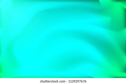 Light Green vector background with bent ribbons. Modern gradient abstract illustration with bandy lines. New composition for your brand book.