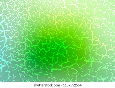 Light Green vector background with bent ribbons. Brand new colored illustration in marble style with gradient. Brand new design for your ads, poster, banner.