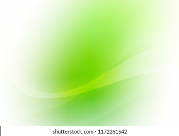 Light Green vector background with bent lines. Shining illustration, which consist of blurred lines, circles. Brand new design for your ads, poster, banner.