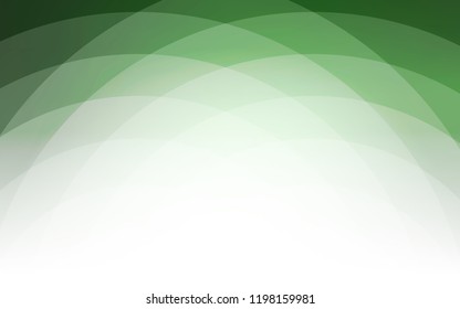 Light Green vector background with bent lines. Shining illustration, which consist of blurred lines, circles. A completely new template for your business design.