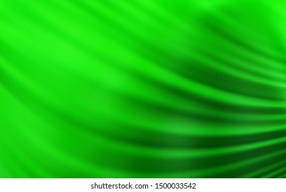 Light Green vector background with bent lines. A sample with colorful lines, shapes. A new texture for your  ad, booklets, leaflets.