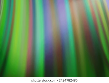 Light Green vector background with bent ribbons. Modern gradient abstract illustration with bandy lines. A completely new template for your business design.