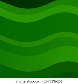 Light Green vector background with bows. Bright sample with colorful bent lines, shapes. Smart design for your promotions.