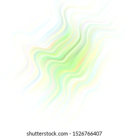 Light Green vector background with bows. Colorful illustration in circular style with lines. Pattern for commercials, ads.