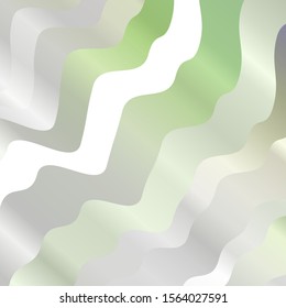 Light Green vector background with bows. Illustration in abstract style with gradient curved.  Pattern for busines booklets, leaflets