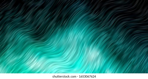 Light Green vector background with bows. Colorful illustration with curved lines. Pattern for websites, landing pages.