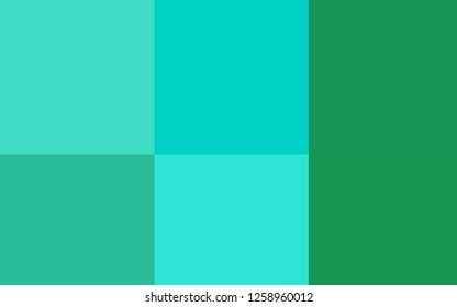 Light Green vector background with bright palette. Abstract palette with samples of rainbow colors. Set of colors for clever designers.