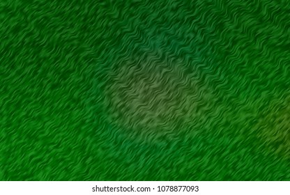 Light Green vector background with bubble shapes. Blurred geometric sample with gradient bubbles.  A completely new template for your business design.