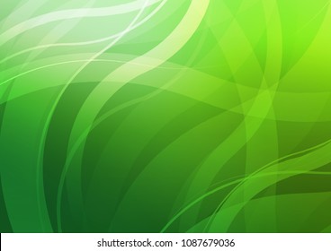 Light Green vector background with bubble shapes. A sample with blurred bubble shapes. Textured wave pattern for backgrounds.