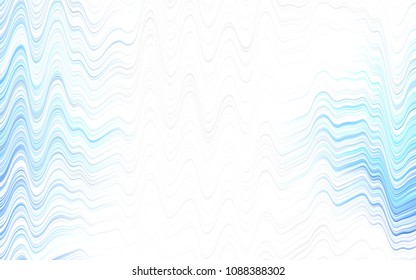 Light Green vector background with bubble shapes. Modern gradient abstract illustration with bandy lines. Brand-new design for your ads, poster, banner.