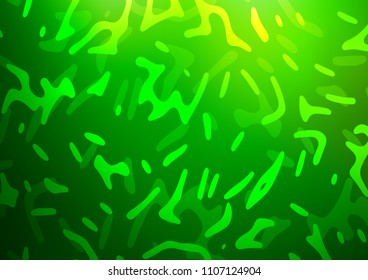 Light Green vector background with bubble shapes. Brand new colored illustration in marble style with gradient. A completely new marble design for your business.