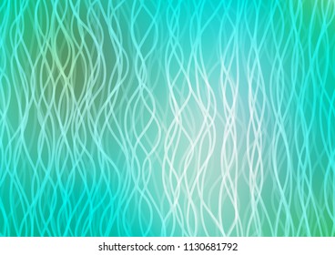 Light Green vector background with bubble shapes. Creative illustration in halftone marble style with gradient. Marble style for your business design.