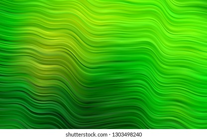 Light Green vector background with bubble shapes. Shining illustration, which consist of blurred lines, circles. Marble style for your business design.