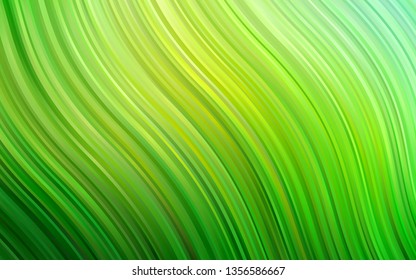 Light Green vector background with bubble shapes. A vague circumflex abstract illustration with gradient. A completely new template for your business design.