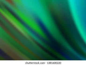 Light Green vector background with bubble shapes. Brand new colored illustration in marble style with gradient. Marble style for your business design.