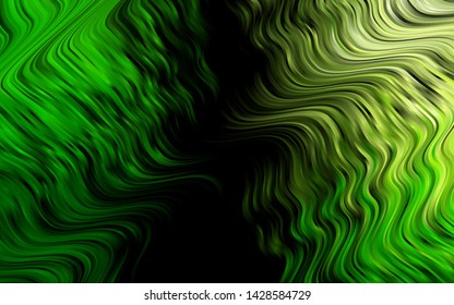 Light Green vector background with bubble shapes. Blurred geometric sample with gradient bubbles.  A completely new marble design for your business.