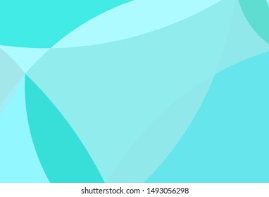 Light Green vector background with bubble shapes. Colorful abstract illustration with gradient lines. The template for cell phone backgrounds.