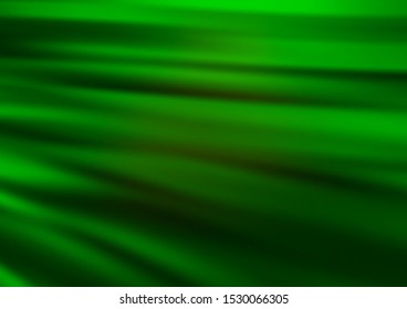 Light Green vector background with bubble shapes. A vague circumflex abstract illustration with gradient. Pattern for your business design.