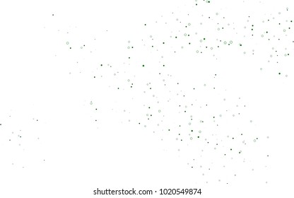 Light Green vector  background with bubbles. Beautiful colored illustration with blurred circles in nature style. Beautiful design for your business natural advert.