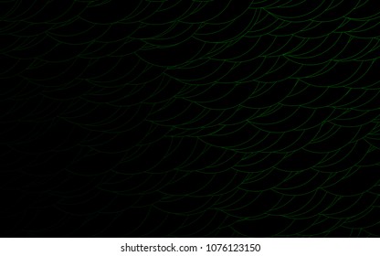 Light Green vector  background with bubbles. Beautiful colored illustration with blurred circles in nature style. New design for ad, poster, banner of your website.