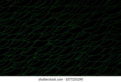 Light Green vector  background with bubbles. Illustration with set of shining colorful abstract circles. The pattern can be used for beautiful websites.