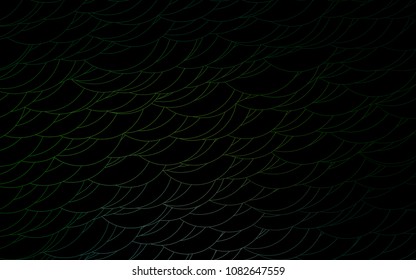 Light Green vector  background with bubbles. Beautiful colored illustration with blurred circles in nature style. Pattern can be used as texture of water, rain drops.