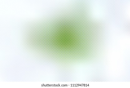 Light Green vector background with bubbles. Modern abstract illustration with colorful water drops. Pattern can be used as texture of wallpapers.