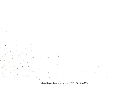 Light Green vector  background with bubbles. Beautiful colored illustration with blurred circles in nature style. The pattern can be used for aqua ad, booklets.