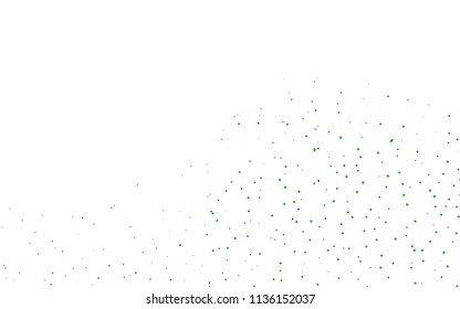 Light Green vector  background with bubbles. Modern abstract illustration with colorful water drops. The pattern can be used for aqua ad, booklets.