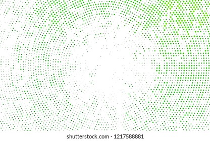 Light Green vector background with bubbles. Abstract illustration with colored bubbles in nature style. Pattern for beautiful websites.