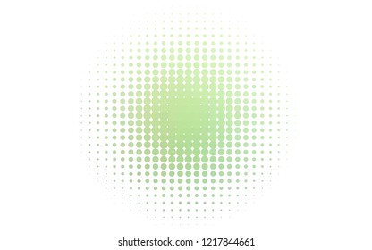 Light Green vector background with bubbles. Beautiful colored illustration with blurred circles in nature style. Pattern for ads, booklets.