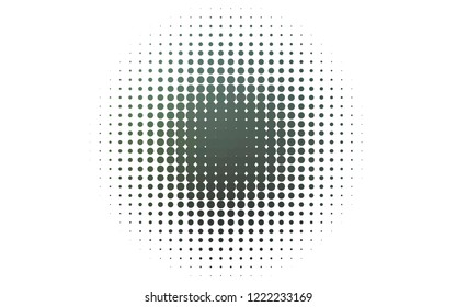 Light Green vector background with bubbles. Glitter abstract illustration with blurred drops of rain. Pattern of water, rain drops.