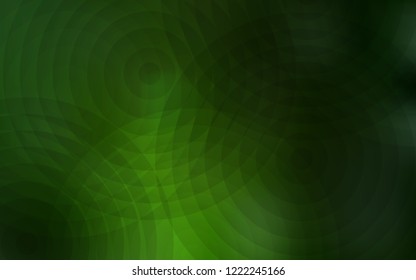 Light Green vector background with bubbles. Blurred bubbles on abstract background with colorful gradient. Beautiful design for your business advert.