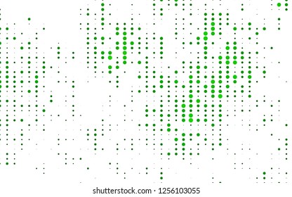 Light Green vector background with bubbles. Modern abstract illustration with colorful water drops. Template for your brand book.
