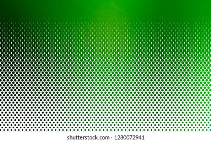 Light Green vector background with bubbles. Beautiful colored illustration with blurred circles in nature style. Pattern for ads, leaflets.