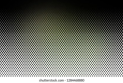 Light Green vector background with bubbles. Glitter abstract illustration with blurred drops of rain. Design for posters, banners.