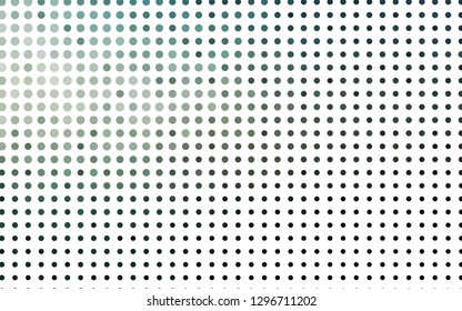 Light Green vector background with bubbles. Glitter abstract illustration with blurred drops of rain. Pattern for ads, leaflets.