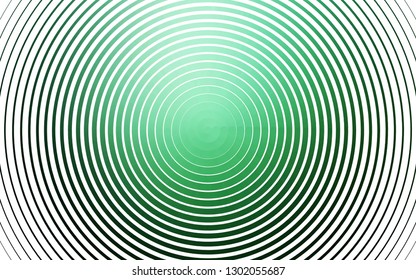 Light Green vector background with bubbles. Blurred bubbles on abstract background with colorful gradient. Pattern for ads, booklets.