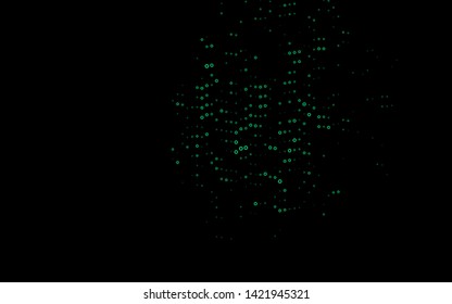 Light Green vector background with bubbles. Beautiful colored illustration with blurred circles in nature style. Pattern for ads, booklets.