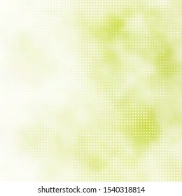 Light Green vector background with bubbles. Abstract decorative design in gradient style with bubbles. Pattern for booklets, leaflets.