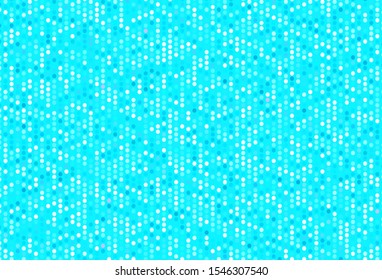 Light Green vector background with bubbles. Beautiful colored illustration with blurred circles in nature style. Pattern for textures of wallpapers.
