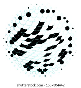 Light Green vector background with bubbles. Illustration with set of shining colorful abstract spheres. Pattern for business ads.