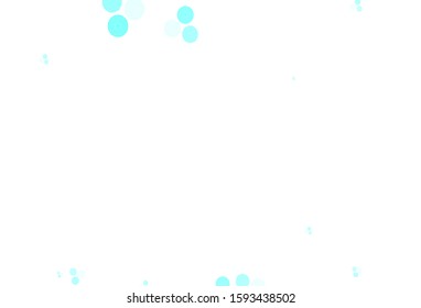Light Green vector background with bubbles. Beautiful colored illustration with blurred circles in nature style. Design for your business advert.