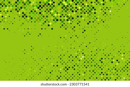Light Green vector background with bubbles. Blurred bubbles on abstract background with colorful gradient. Pattern for beautiful websites.